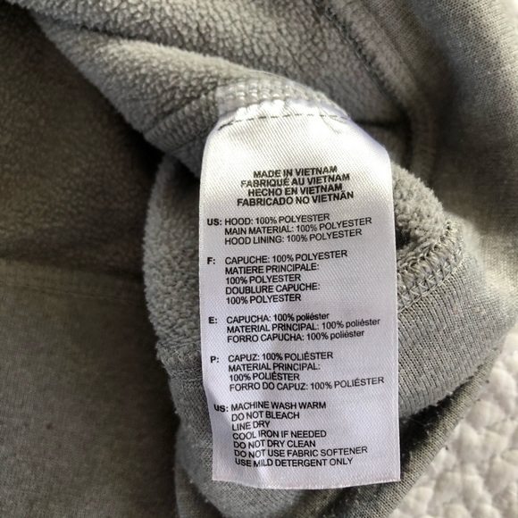 Adidas Ultimate Hoodie Gray Striped Climawarm - Picture 6 of 10